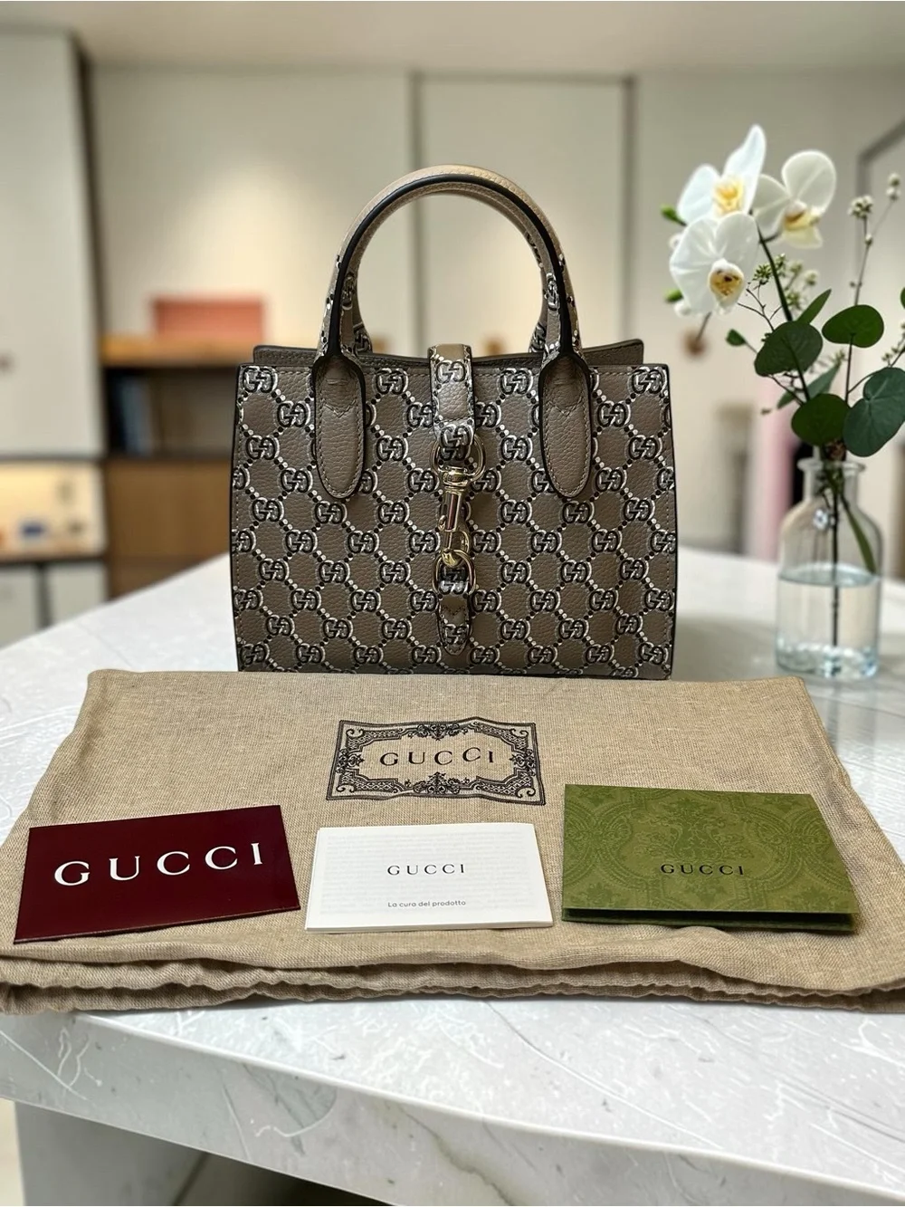 Gucci Small GG Jackie Tote Bag
